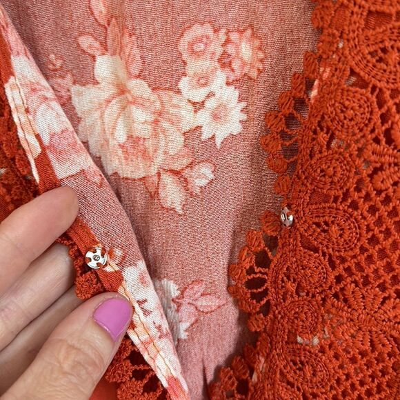 NWT Francesca’s Mi Ami Cropped Blouse - Picture 5 of 6